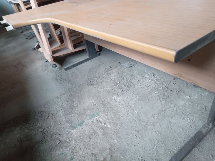 Wooden office desk