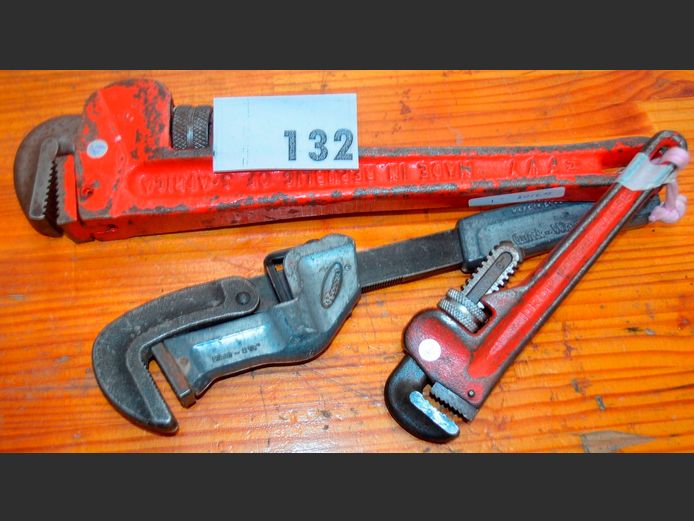 SET OF 3 ADJUSTABLE WRENCHES