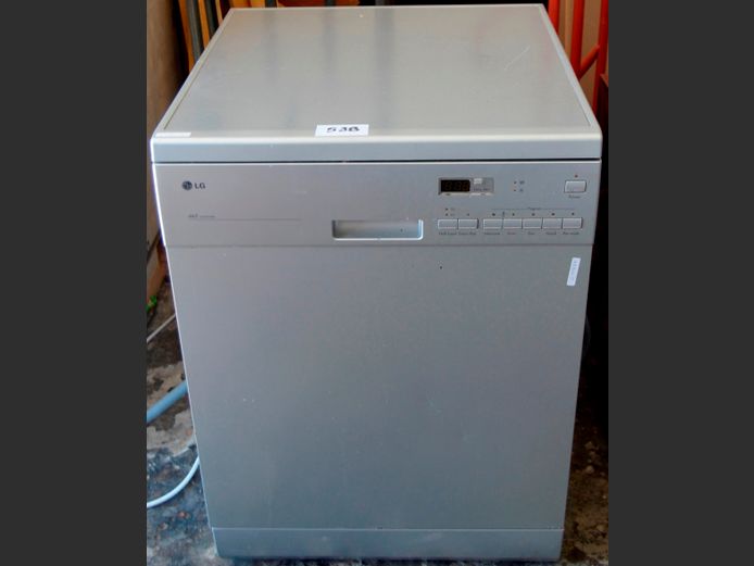 LG SILVER DISHWASHER [Untested] [#: 419190546]