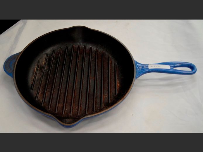 LE CREUSET GRIDDLE PAN, 27cm Diameter