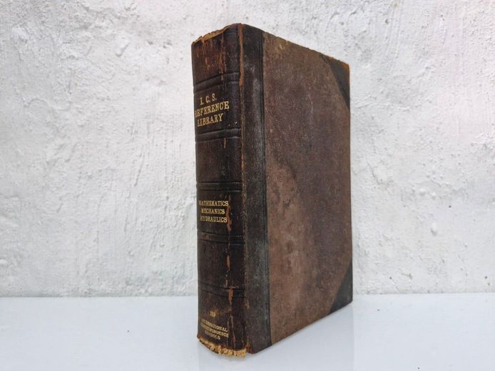 Antique I.C.S. Reference Library: Mathematics & Hydraulics