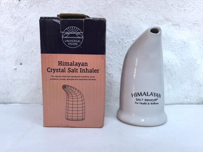 Universal Vision Himalayan Crystal Salt Inhaler with Original Box