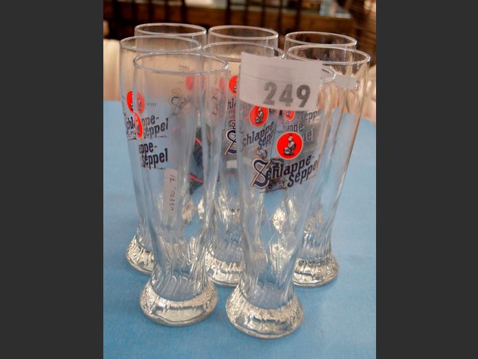 SET OF 8 SCHLAPPE-SIPPEL BEER MUGS