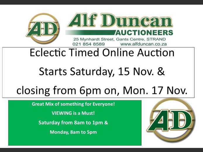 Eclectic Timed Online Auction