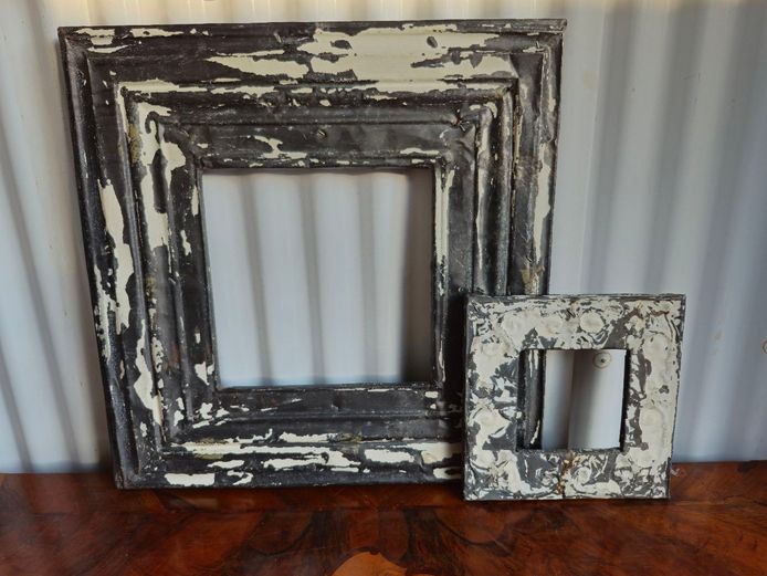 Antique Pressed Ceiling Picture Frames