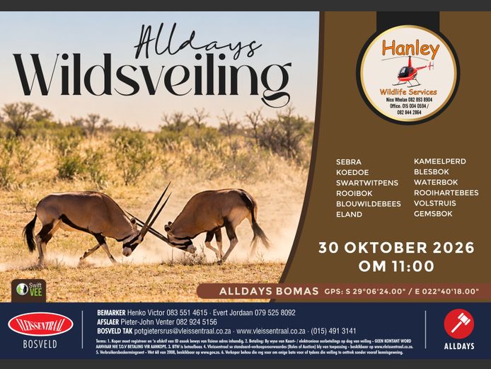 HANLEY WILDLIFE SERVICES WILDSVEILING