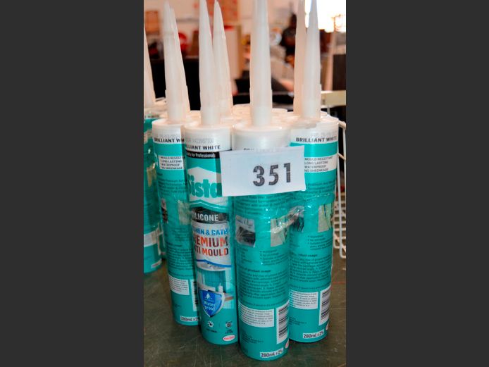 LOT OF 10: SISTA WHITE SILICONE TUBES