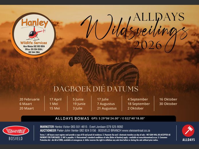 HANLEY WILDLIFE SERVICES WILDSVEILING