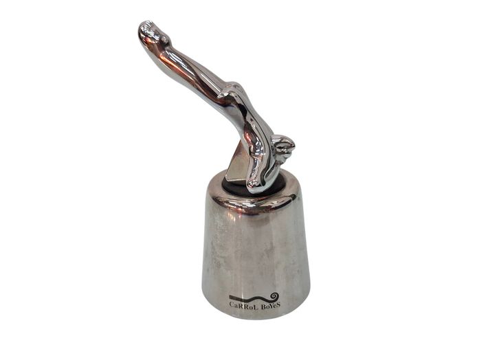 Carrol Boyes Iconic Cast Metal Bottle Stopper