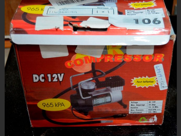12V CAR COMPRESSOR [Untested]