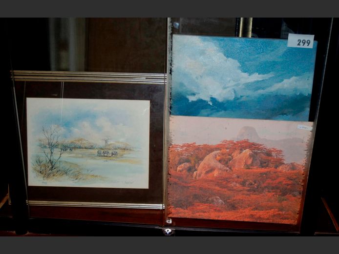 UNFRAMED LANDSCAPES ON CANVAS, FRAMED PRINTS, etc