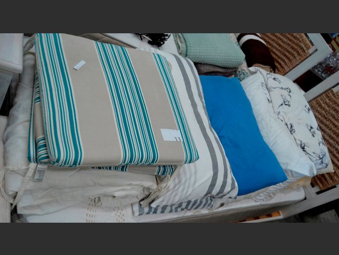 PILLOWS, DUVET INNER & PATIO CHAIR CUSHIONS