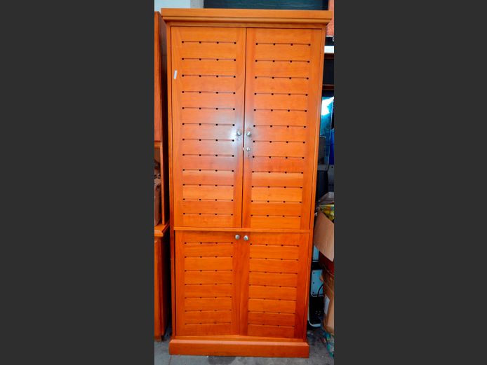 CHERRYWOOD 4-DOOR KITCHEN CUPBOARD, 92 x 49 x 210cm