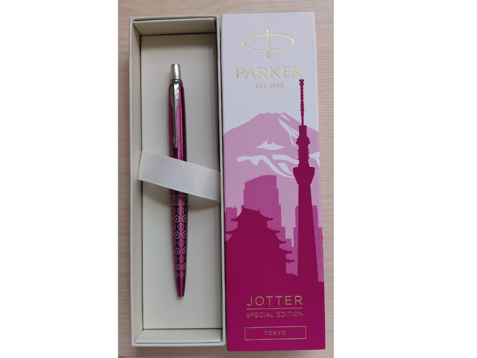 PARKER JOTTER SPECIAL EDITION GLOBAL ICONS BALLPOINT PEN IN TOKYO PINK