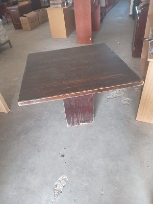 Dark-brown wooden table