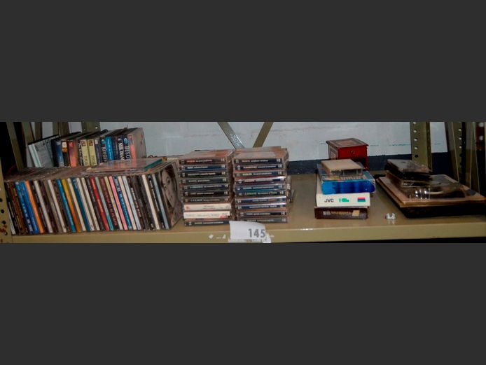 ASSORTED DVD's, CASSETTE TAPES, etc