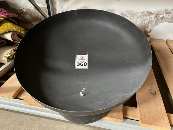 Large black bowl