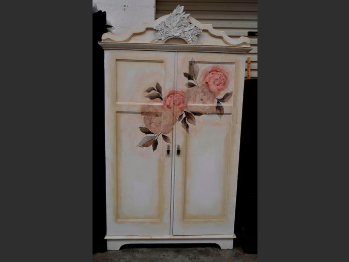 PAINT TECHNIQUE 2-DOOR WARDROBE, 122 x 54 x 210cm