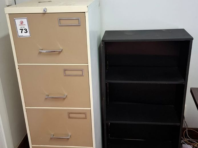 4 Draw filing cabinet and shelf