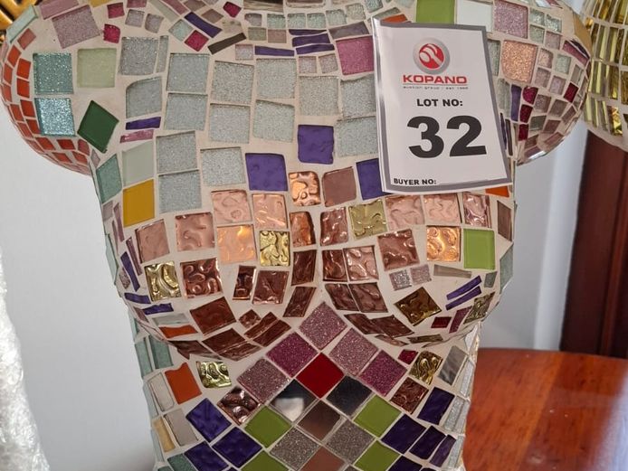 Mosaic torso art piece