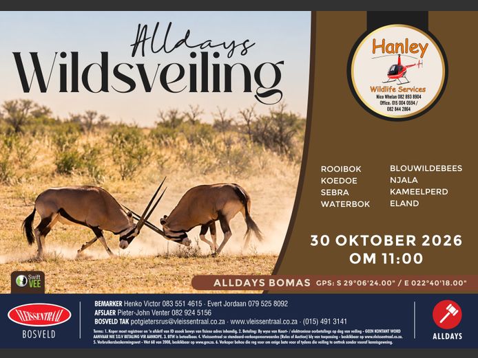 HANLEY WILDLIFE SERVICES WILDSVEILING