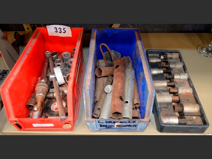 DRILL BITS, SOCKETS, PLUG SPANNERS, etc