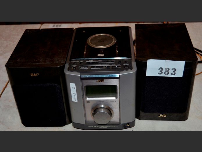 JVC ULTRA MICRO HI-FI WITH PAIR SPEAKERS [Faulty]