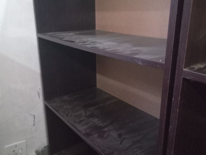 Dark brown wooden cabinet (BSHELF 067)