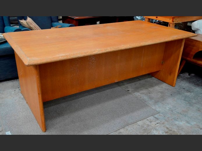 OAK FOIL DESK, 180 x 100 x 74cm