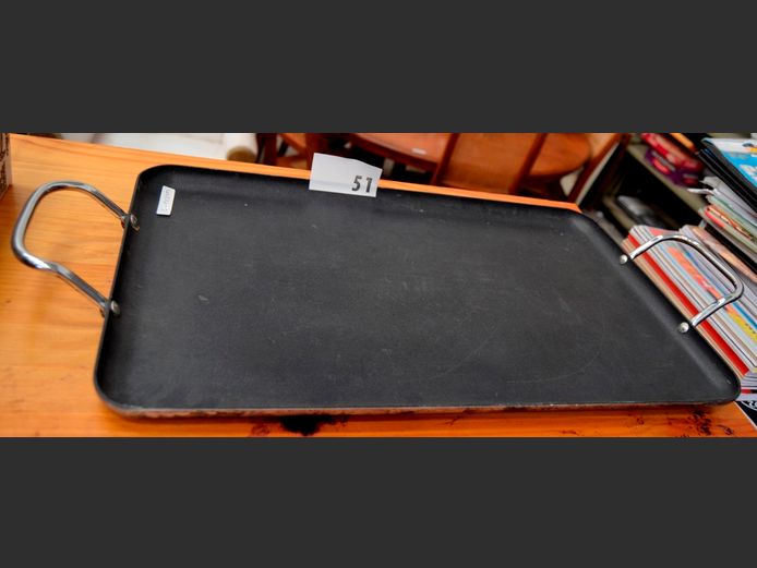 NON-STICK RECTANGULAR SKILLET, 48.5 x 30cm