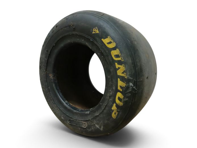 Vintage Dunlop Kart Racing Slick Tyre