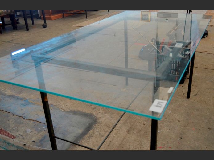 THICK GLASS TABLE TOP ONLY, 180 x 90cm