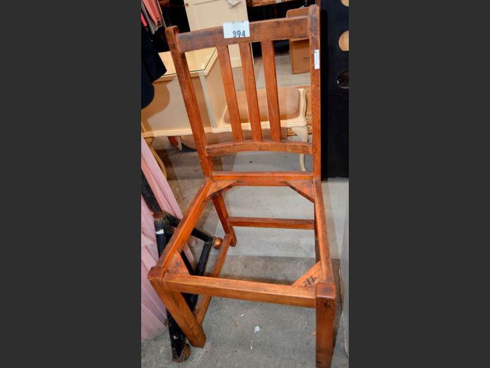 TEAK CHAIR [No seat] [#: 382972956]