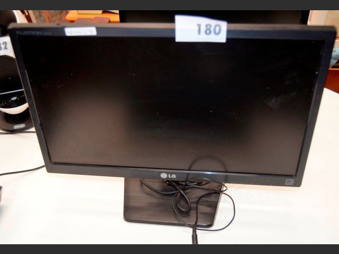 LG 20" L.E.D. MONITOR WITH POWER SUPPLY [Switches on, untested further]