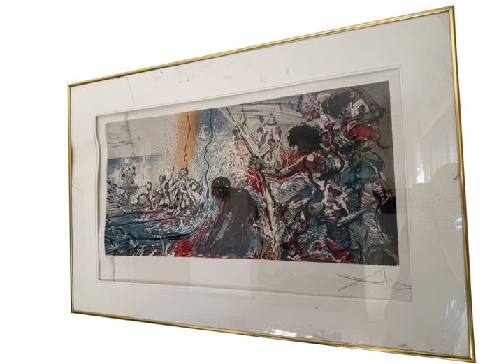 Framed Signed Abstract Artwork