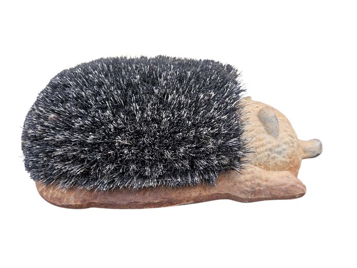 Vintage Cast Iron Hedgehog Boot Brush