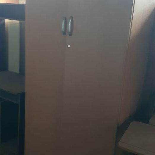 2-door wooden cabinent