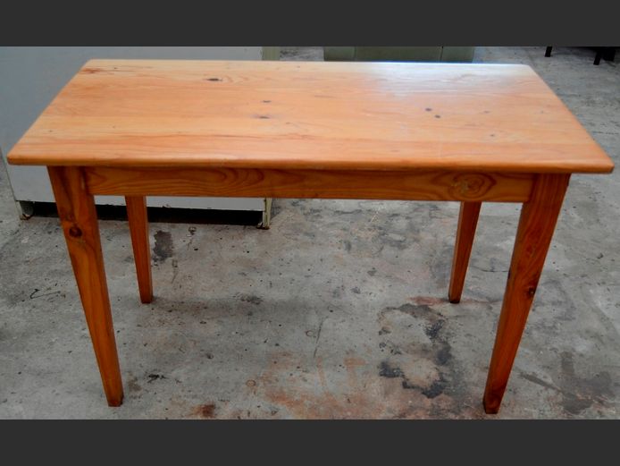PINE 4-SEATER KITCHEN TABLE, 120 x 60 x 77cm
