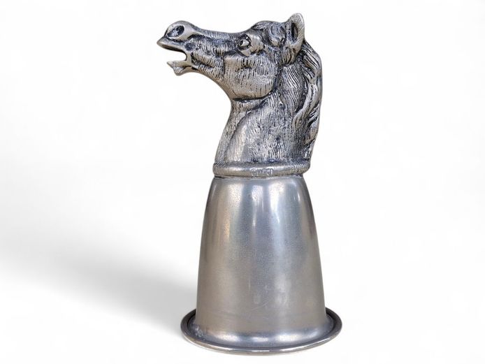1970s Italian Gucci Horse Head Stirrup Cup