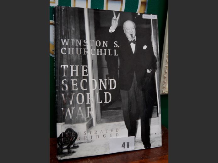 WINSTON S. CHURCHILL "THE SECOND WORLD WAR", 36.5 x 27cm