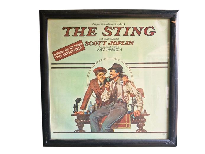 Framed Motion Picture Soundtrack "The Sting" Vinyl Record