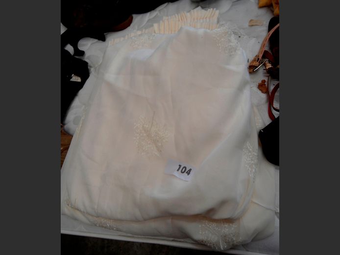 PAIR CREAM SHEER CURTAINS