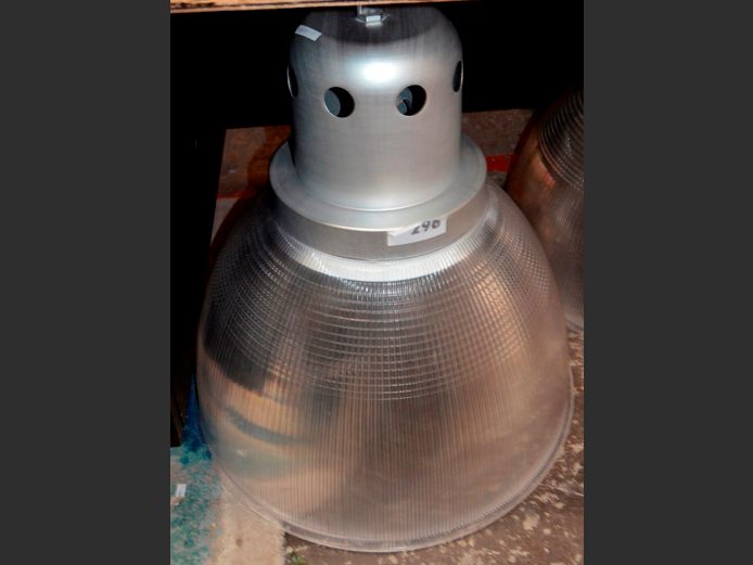 HIGH BAY LIGHT FITTING, 56cm Diameter x 60cm High