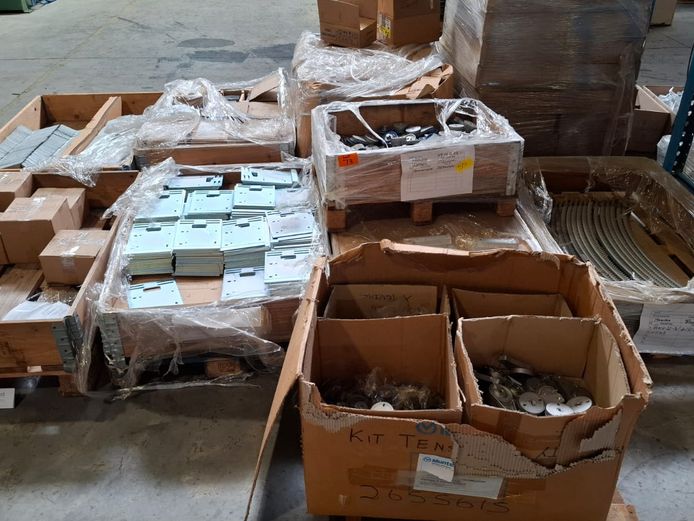 Plates, tensioners, parts for RND