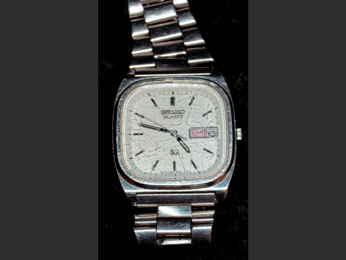 SEIKO GENTS WRIST WATCH [Condition unknown, scratched]