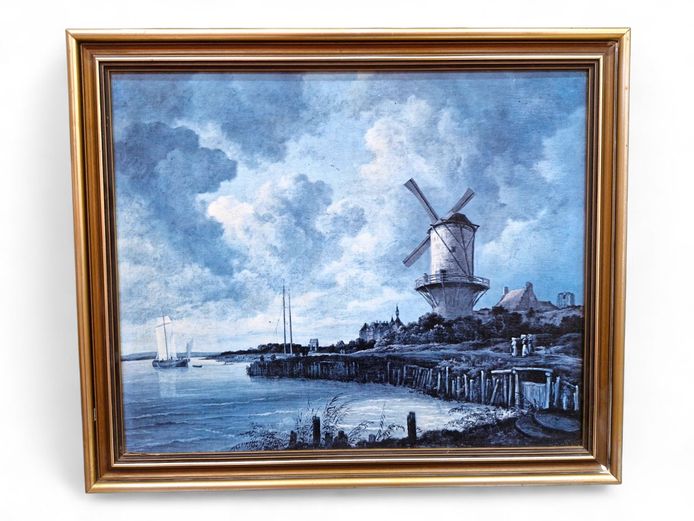 Canvas Print of "Windmill at Wijk bij Duurstede" by Jacob van Ruisdael