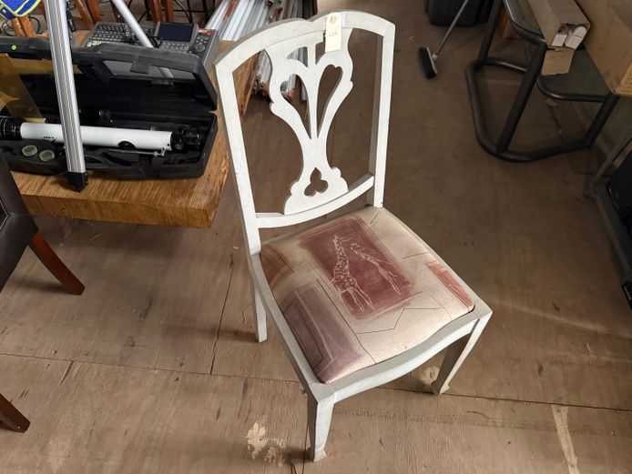 White Dining Room Chair 