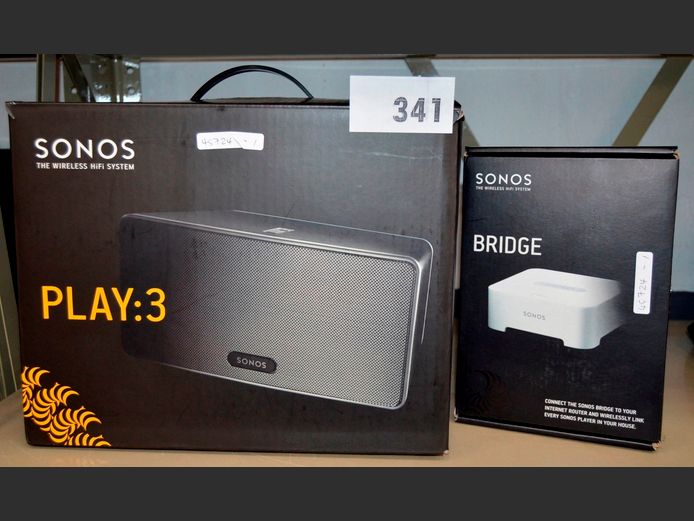 SONOS PLAY 3 WIRELESS HI-FI [UK Plug, As New]