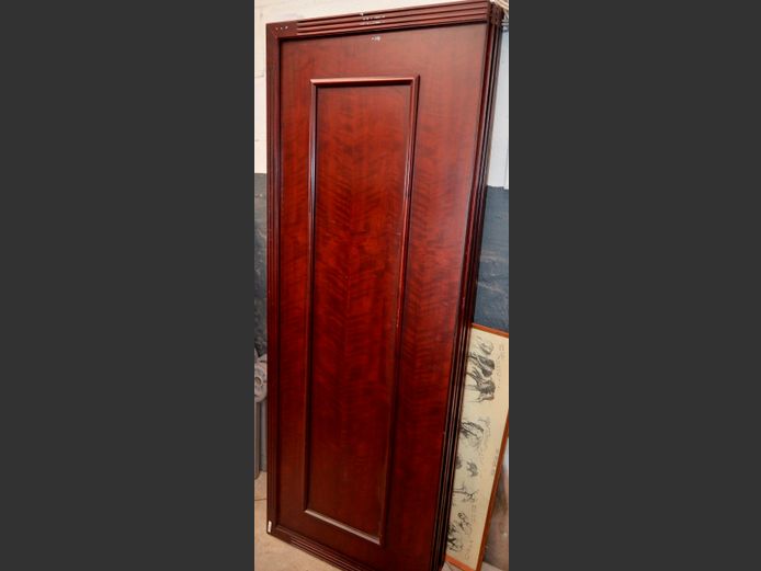 MAHOGANY WALL MOUNT QUEEN SIZE HEADBOARD