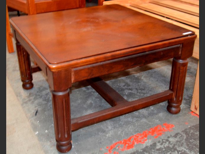 IMBUIA SQUARE COFFEE TABLE, 68 x 68 x 42cm